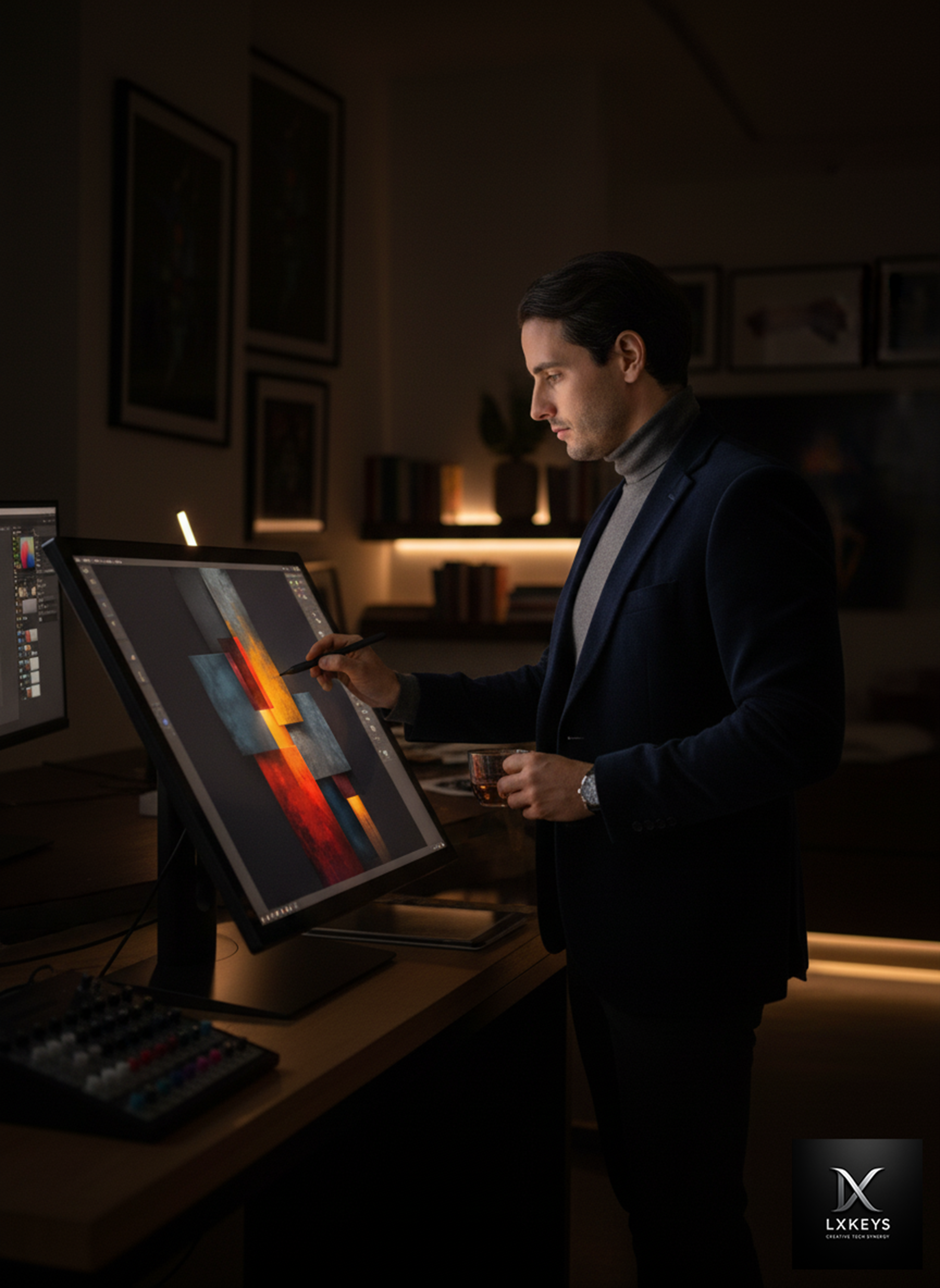 Professional portrait of Nabil Ziane, author and artist