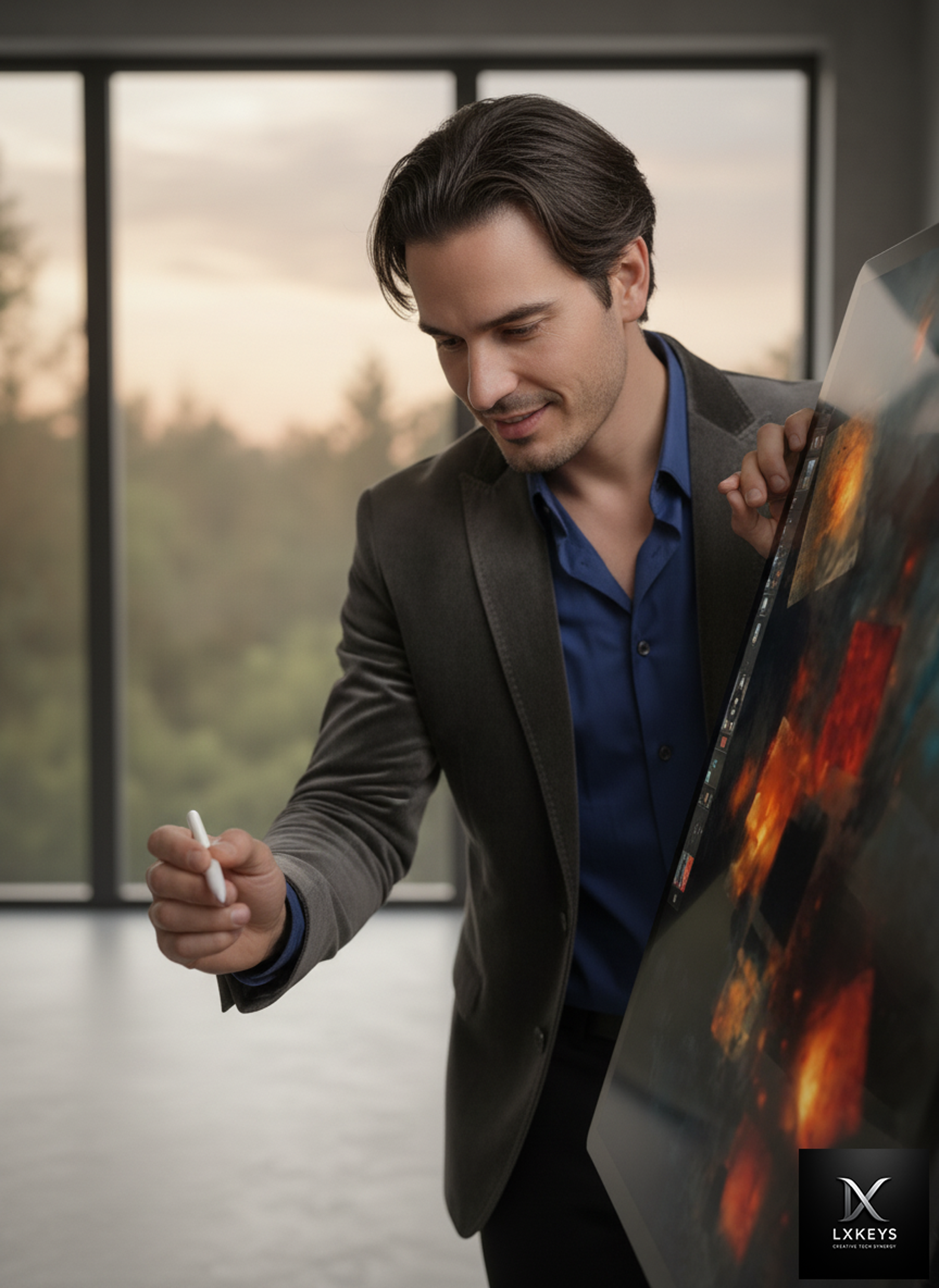 Professional portrait of Nabil Ziane, author and artist