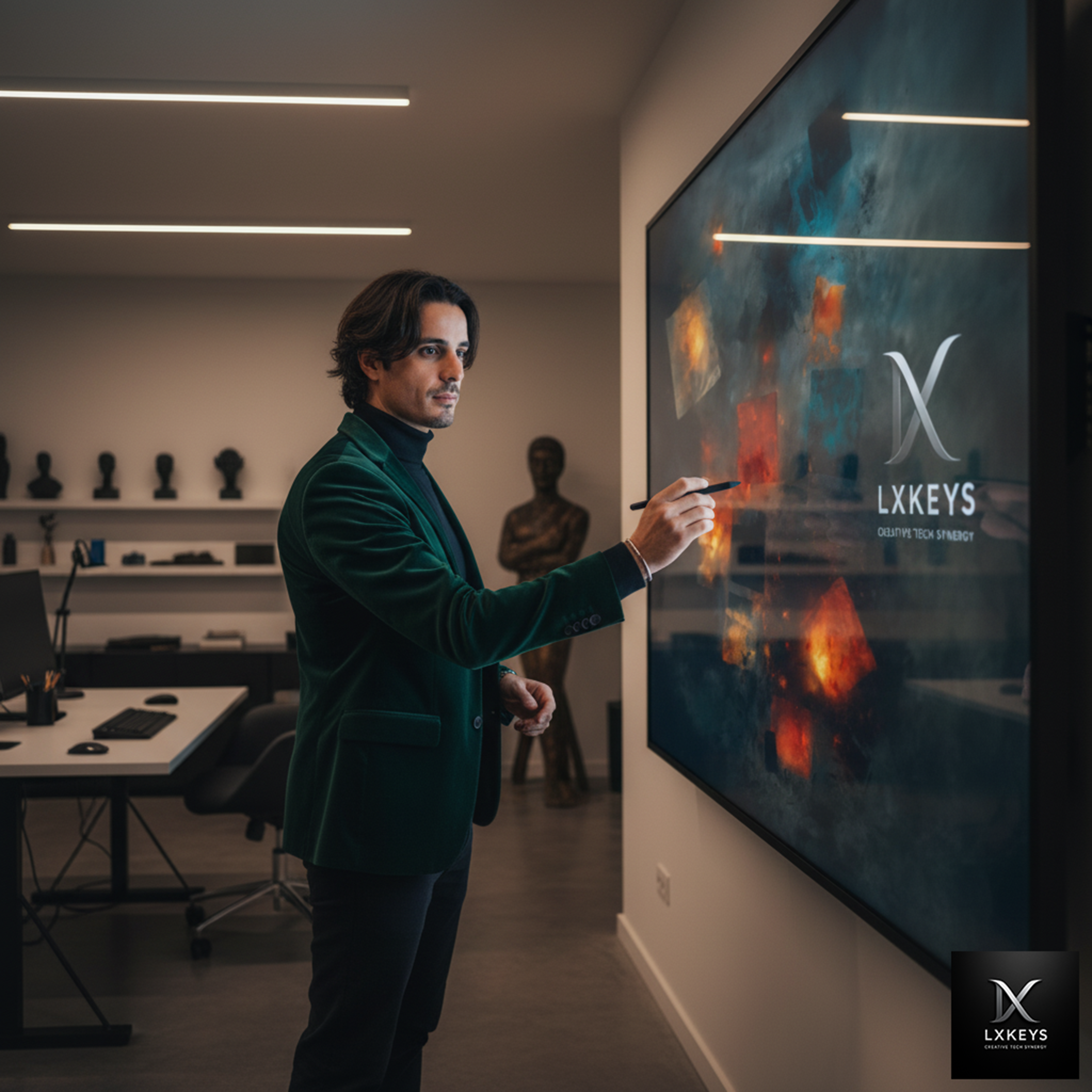 Professional portrait of Nabil Ziane, author and artist
